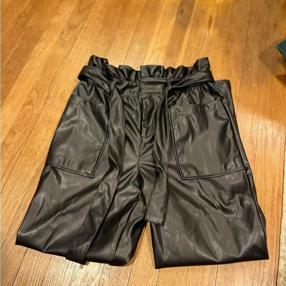 Black Leather Pants